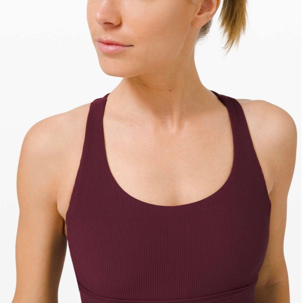 LLL Energy Bra LL Rib (cassis) - Picture 2 of 11